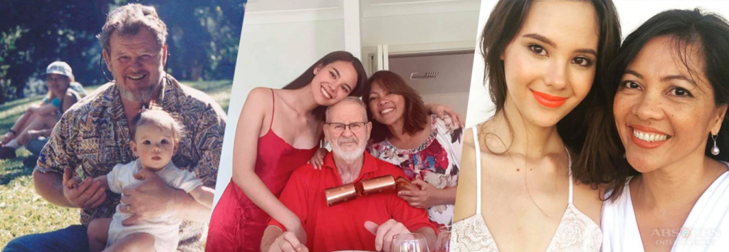 Catriona Gray and her parents