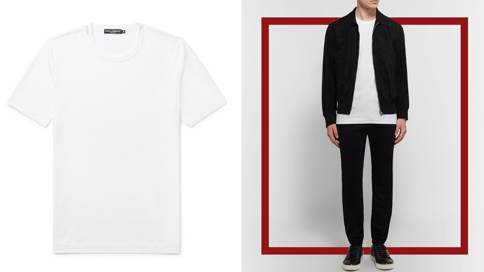 Dolce & Gabbana Slim Fit Cotton Jersey T-Shirt