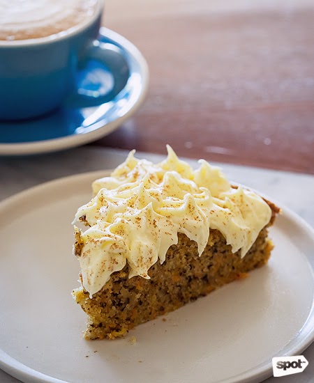 Carrot cake at Craft Coffee Revolution